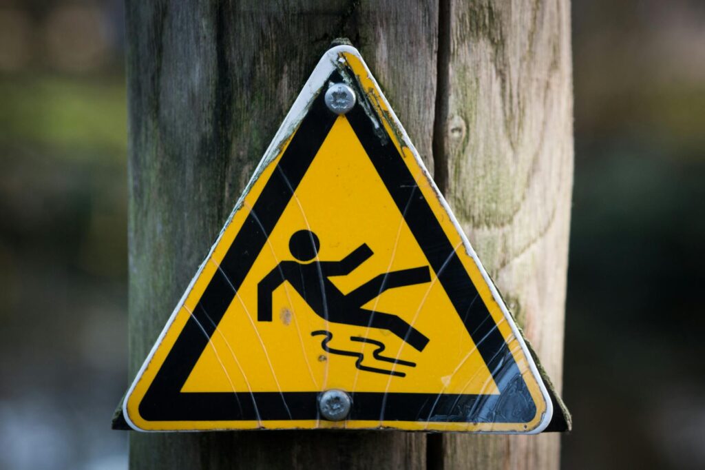 A visual representation of statistics related to slip and fall accidents. — types of personal injury claims