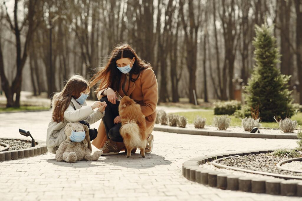 Image of a child interacting safely with a dog, highlighting safety guidelines. — dog bite injuries children