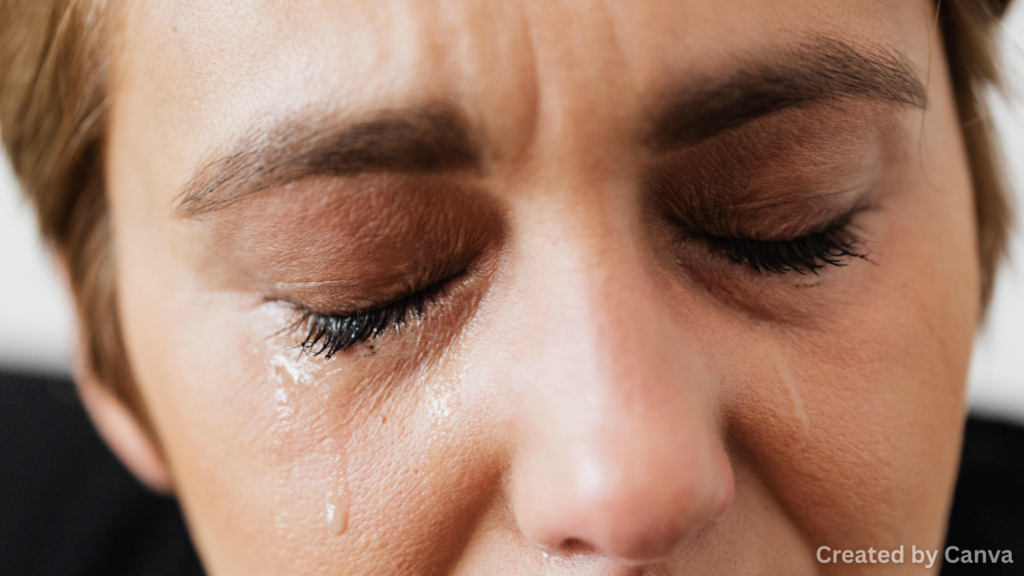 Showing emotional pain and trying to make it better