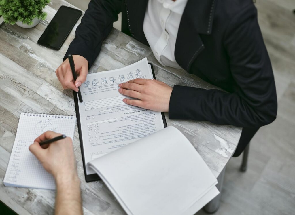 A checklist of personal injury claim paperwork. — documentation for injury claim