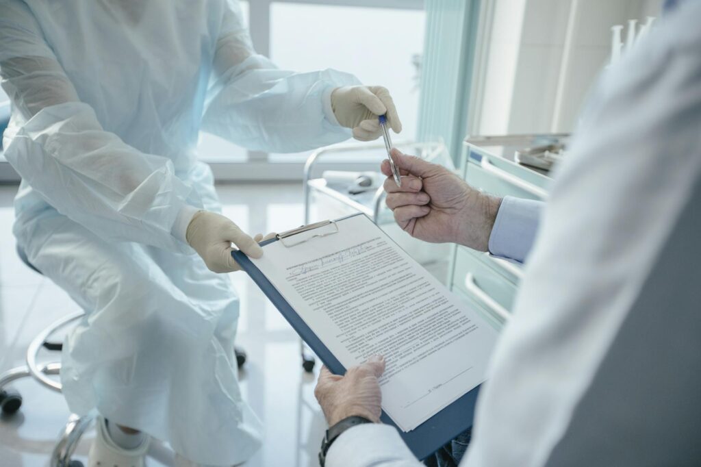 A professional showing how to prepare medical documentation for an injury claim. — medical documentation injury claims