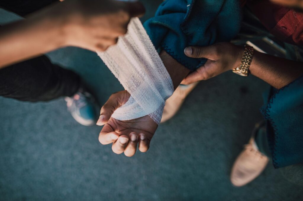 An illustration depicting the importance of timely medical care after an injury. — mistakes in injury claims
