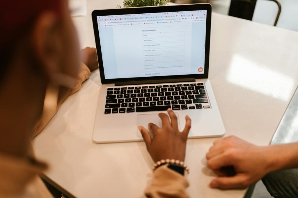 Screenshot of an online injury claim form filled out correctly. — submit injury claim online