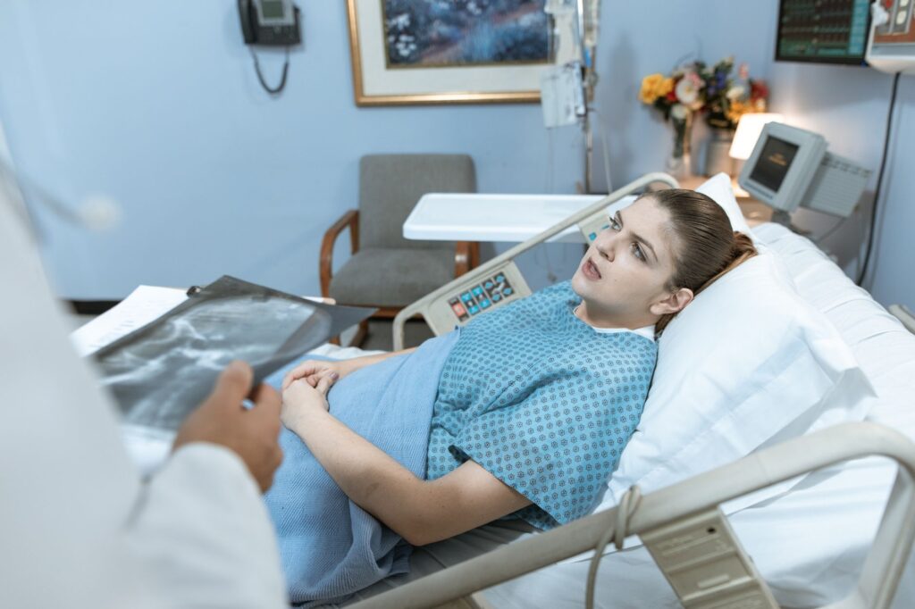 A chart showing the timeline of medical treatment in an injury claim — medical records injury claims