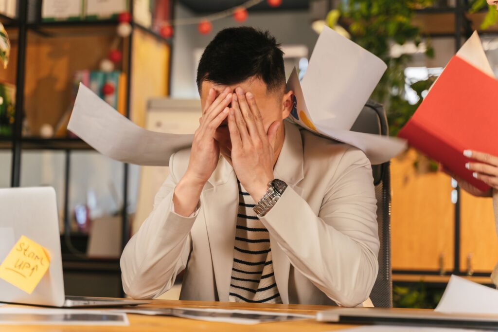 An image depicting the emotional journey of filing an injury claim.