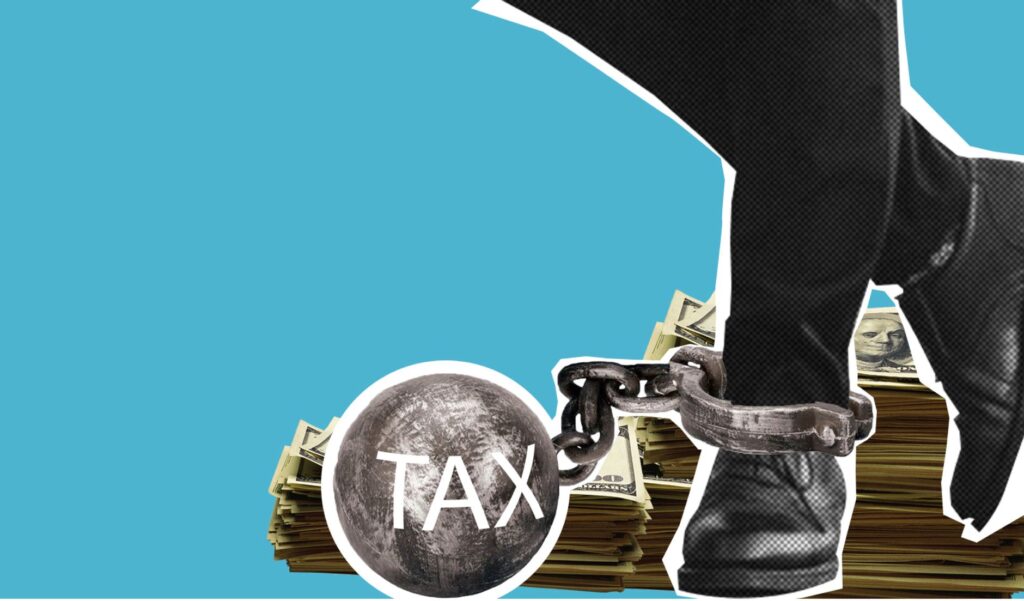 A graphic showing tax implications of personal injury settlements — injury claim process
