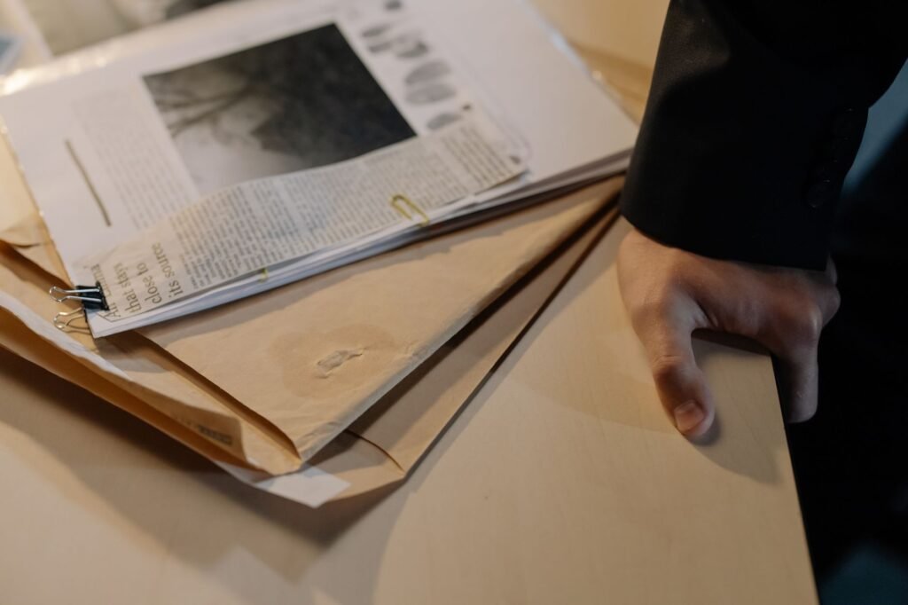 A checklist of evidence needed for filing an injury claim.