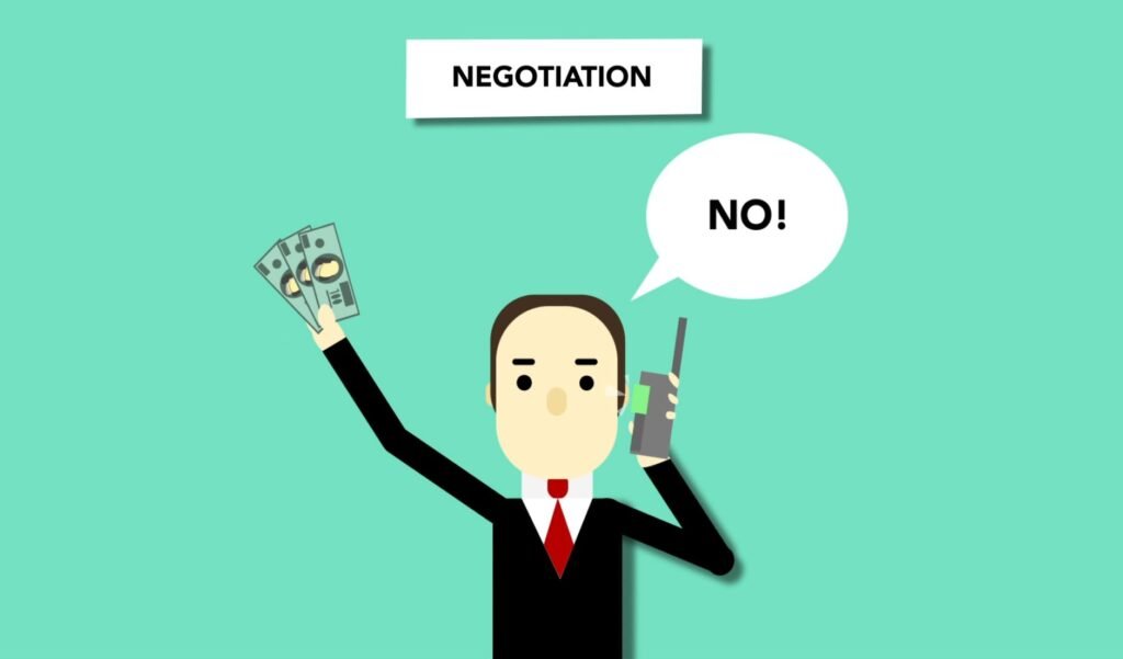 A graphic illustrating effective negotiation techniques for injury claim settlement negotiation.