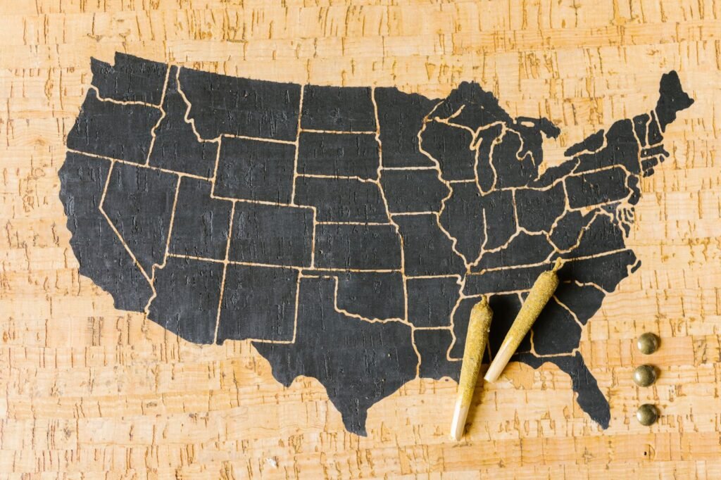 A map highlighting different state laws related to injury claims. — state laws injury claims