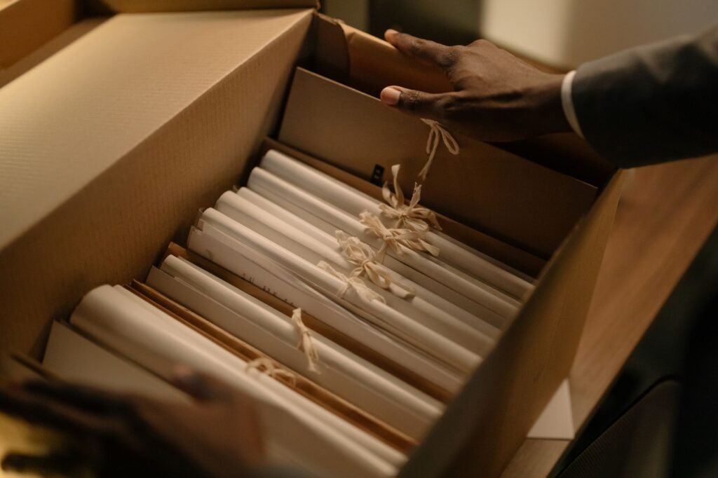 An example of a well-organized injury claim file with evidence for injury claim