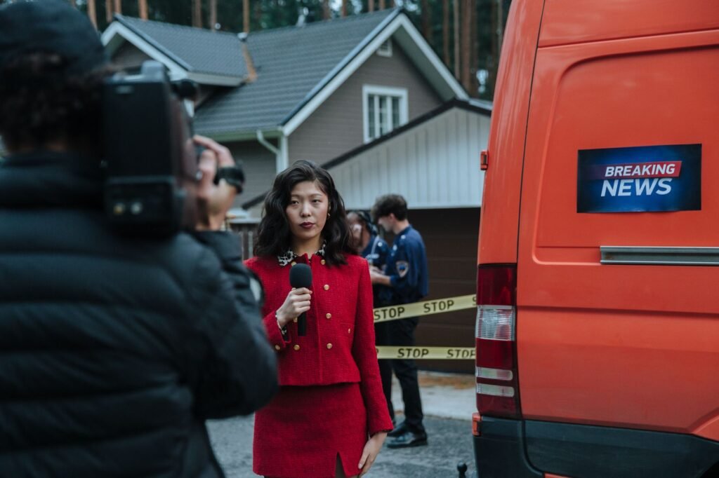 A person taking notes while interviewing a witness at an accident scene. — witness statements injury claims