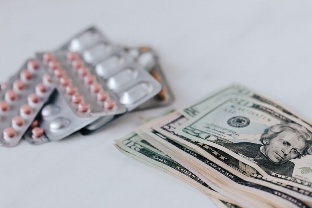 An image of various medical bills and receipts organized for a claim that illustrates how to estimate medical expenses for…
