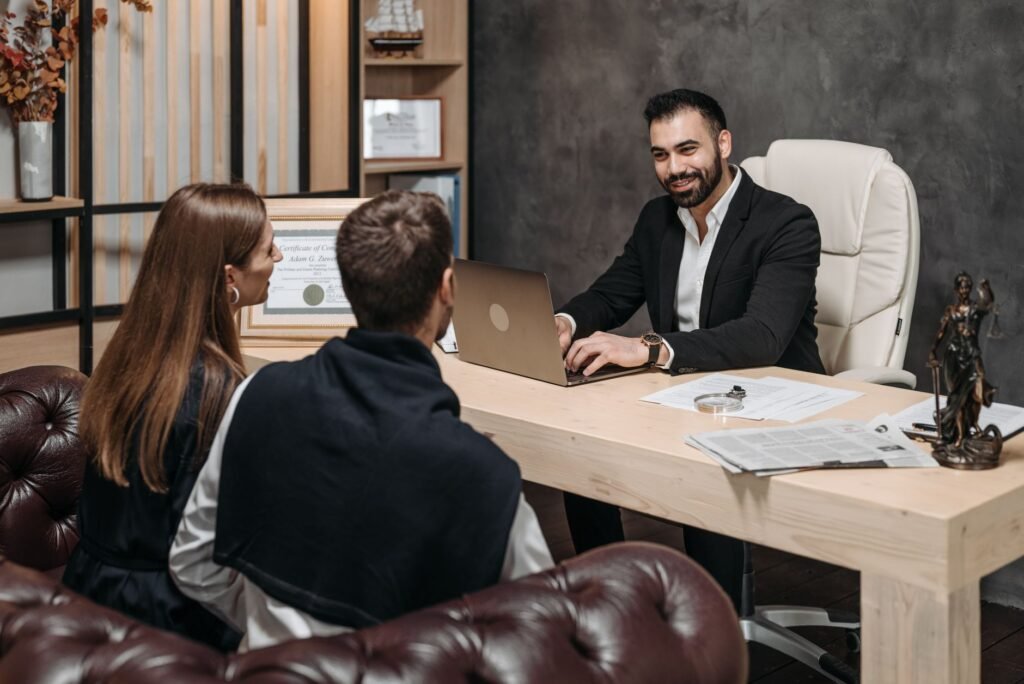 image depicting a satisfied client after a successful claim related to choosing injury attorney