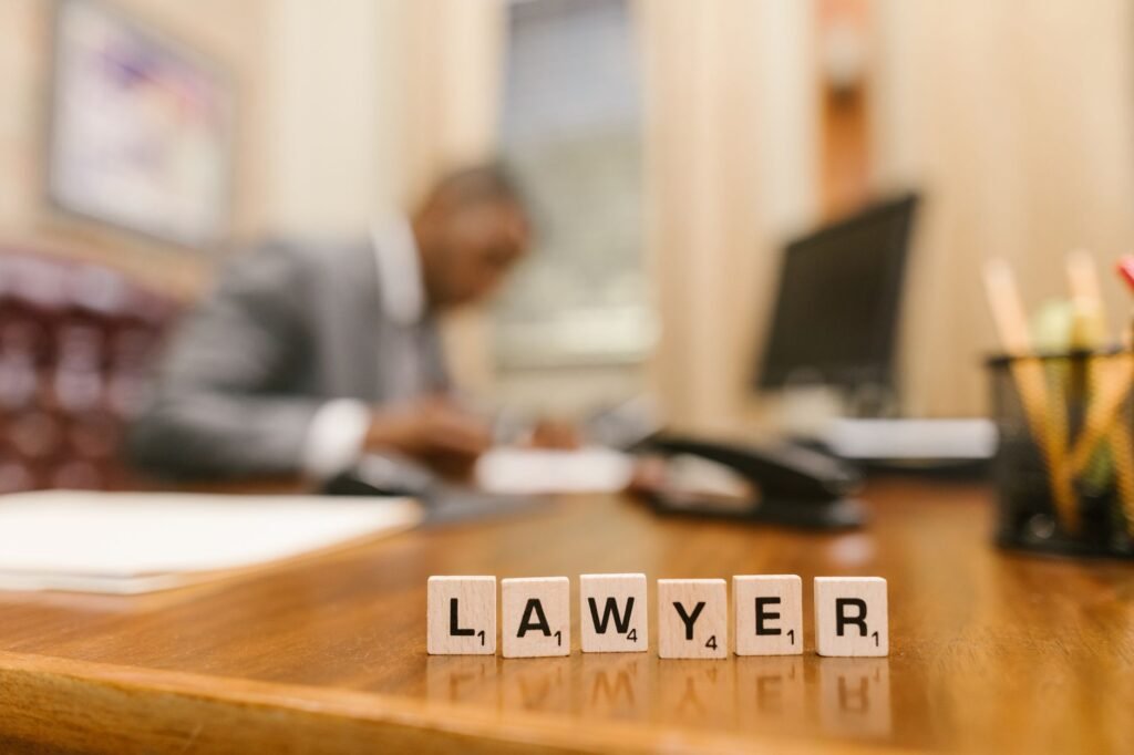 Image of an office setting where an injury lawyer is working. — hire a lawyer injury claim